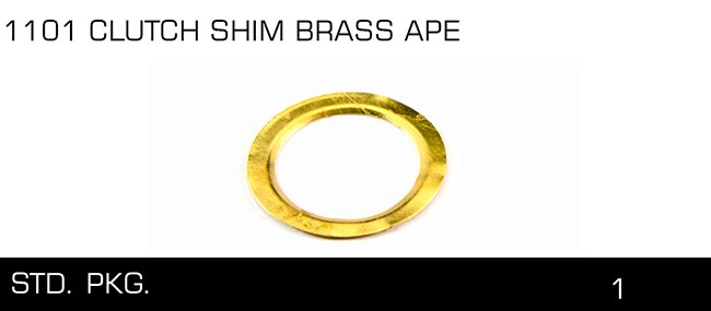 1101 CLUTCH SHIM BRASS APE